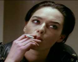 Lena Headey smoking